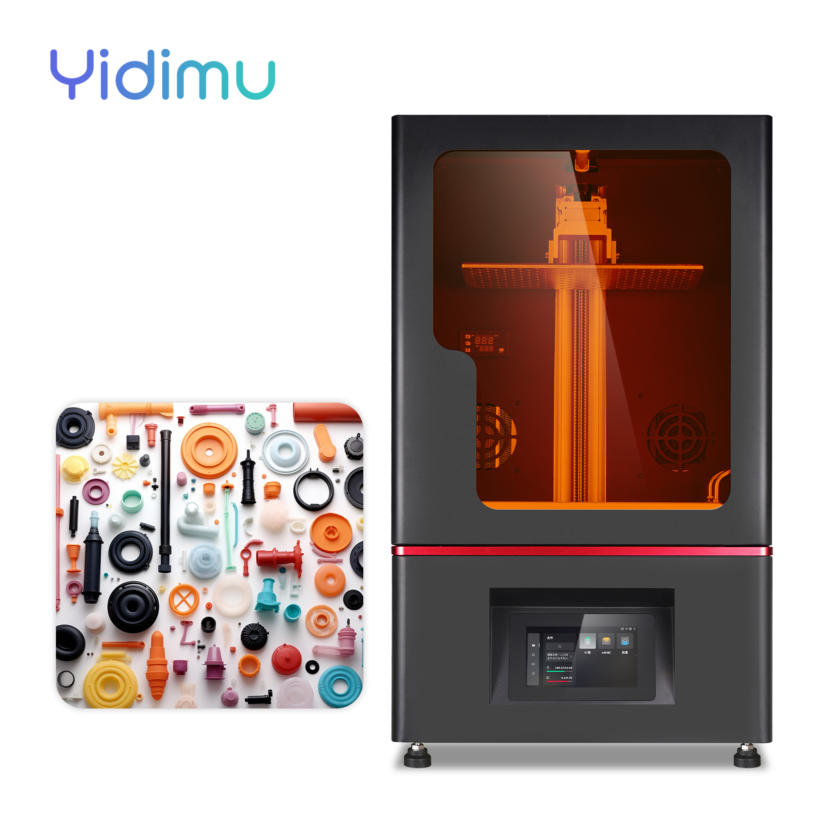 Catálogos técnicos de impressoras 3D de resina
