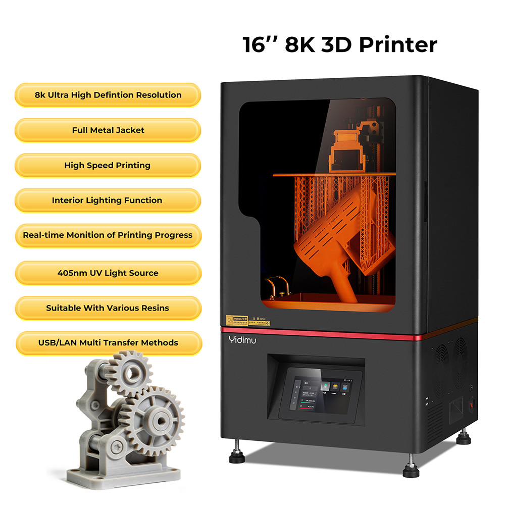 processo de impressão 3D em resina com limpeza e cura UV