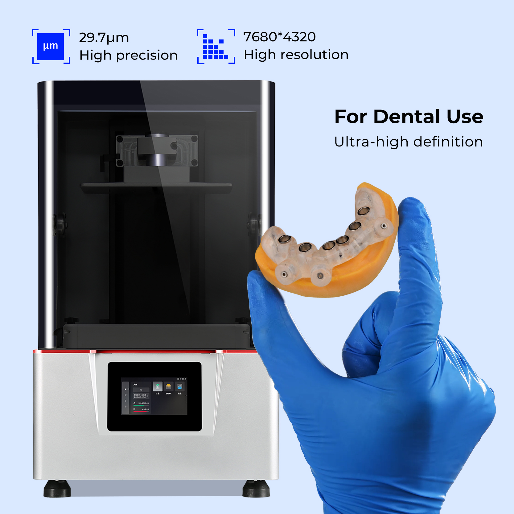 Pós-processamento de impressão 3D em resina