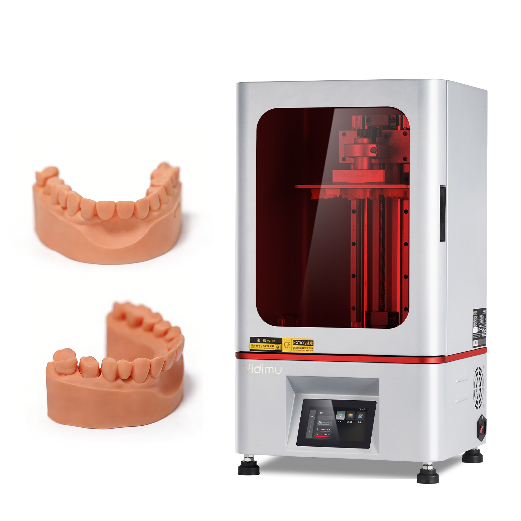 verificação estrutural de impressora 3D de resina profissional