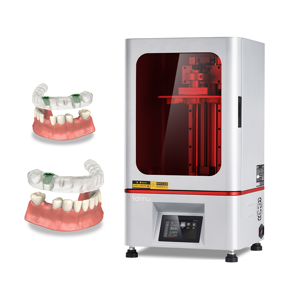amostras odontológicas impressas em 3D em resina