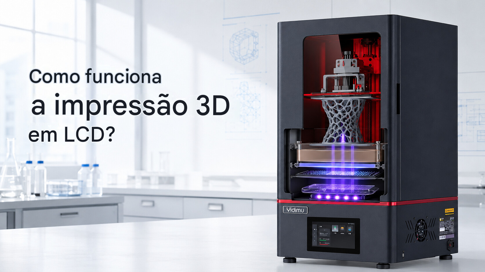 Impressora 3D LCD: Como Funciona e Como Escolher