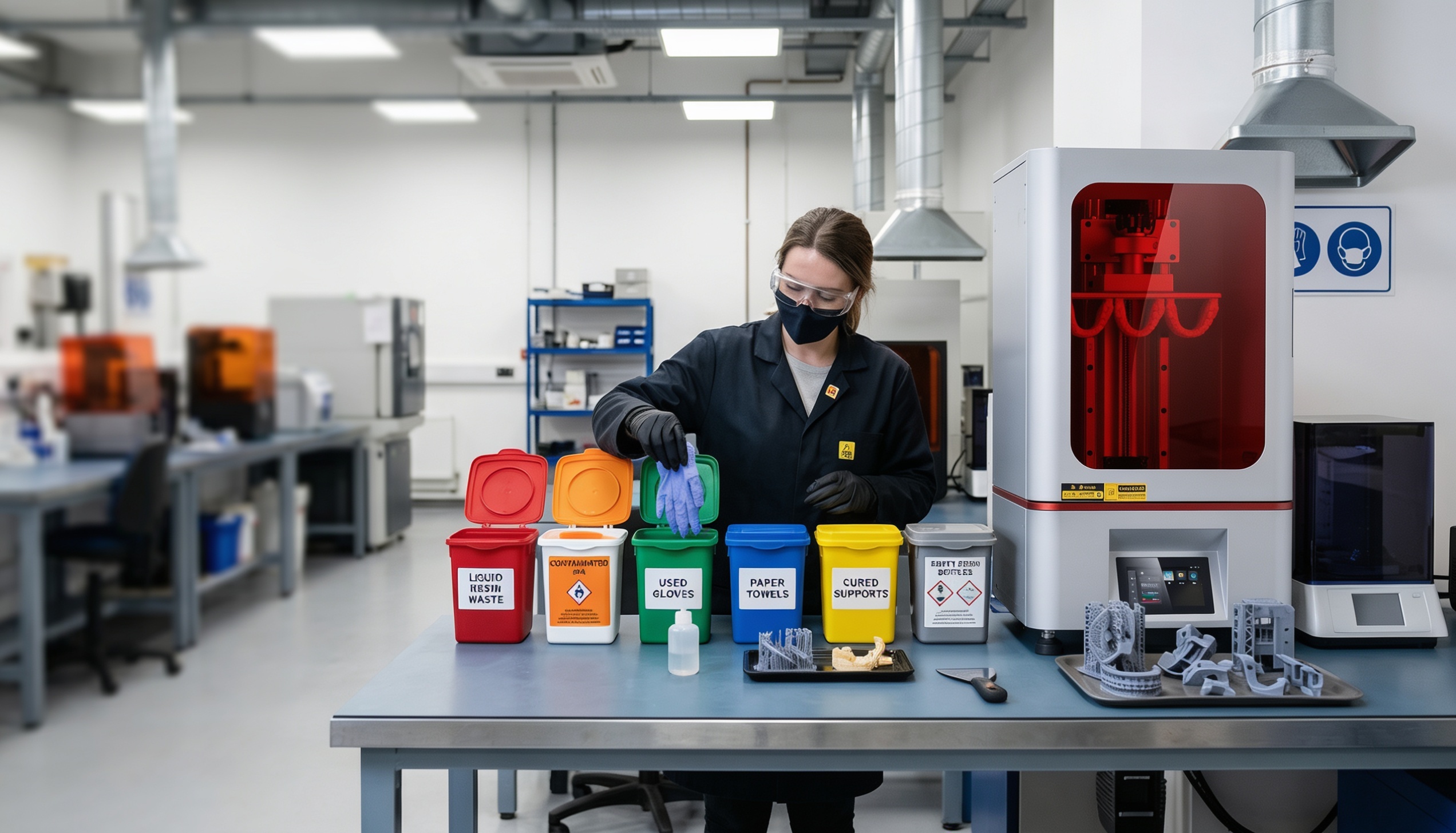 Como descartar resina de impressão 3D com segurança