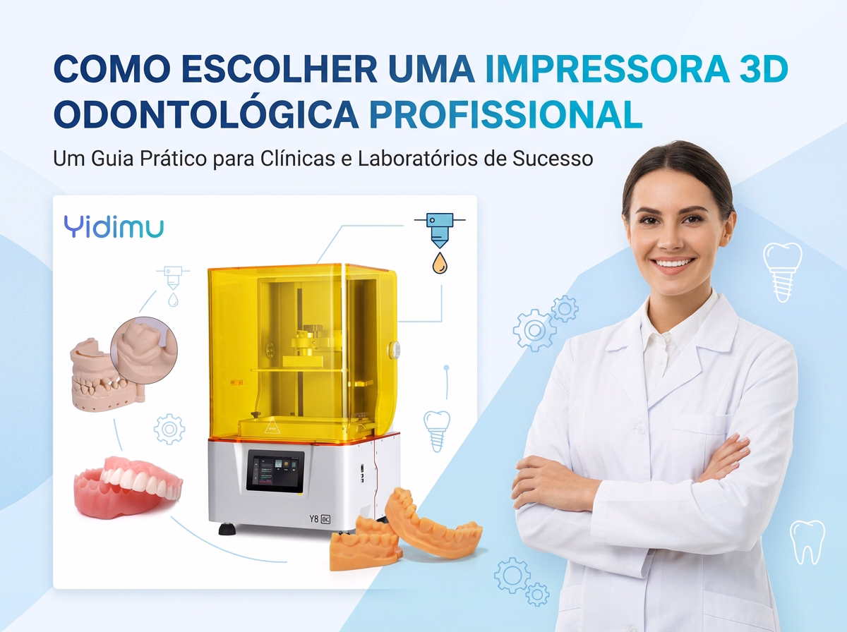 Como Escolher uma Impressora 3D Odontológica Profissional