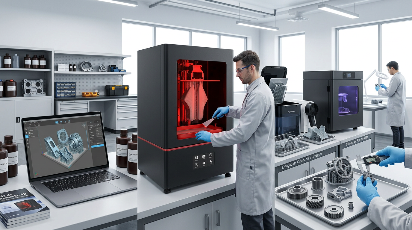 como imprimir em resina 3d guia completo para iniciantes