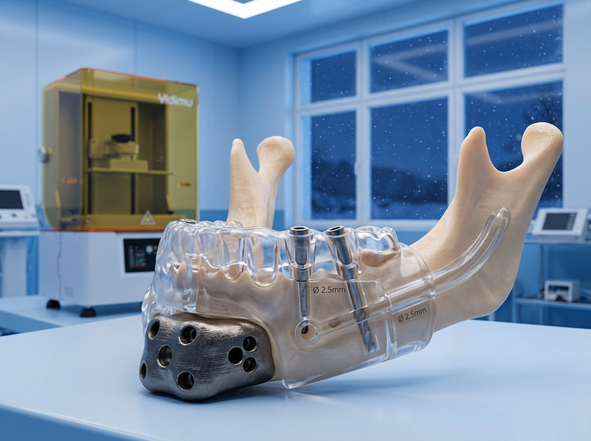 guia cirúrgico impresso em 3d