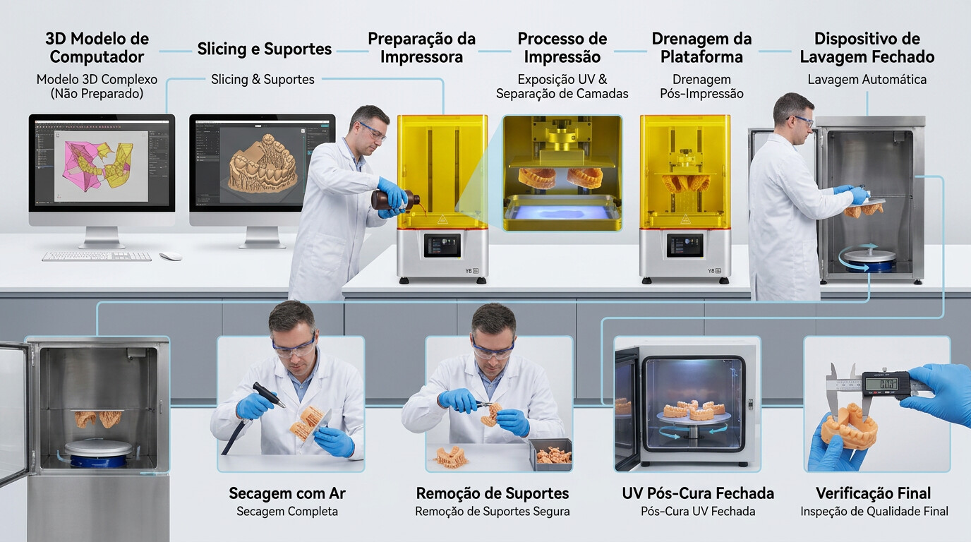 impressão 3d em resina como funciona, aplicações, vantagens e limitações