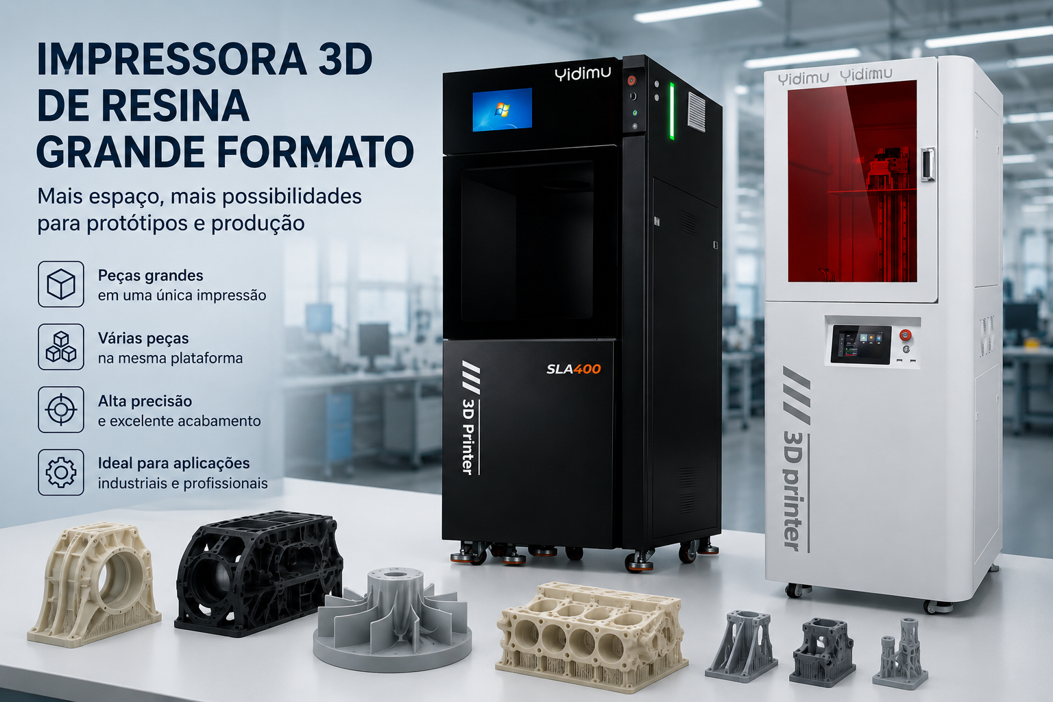 impressora 3d de resina grande formato