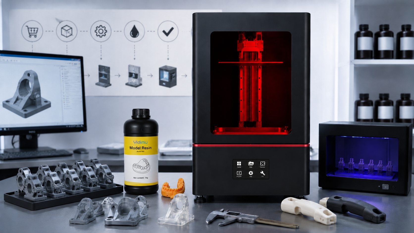 impressora 3d para produção de pequenos lotes