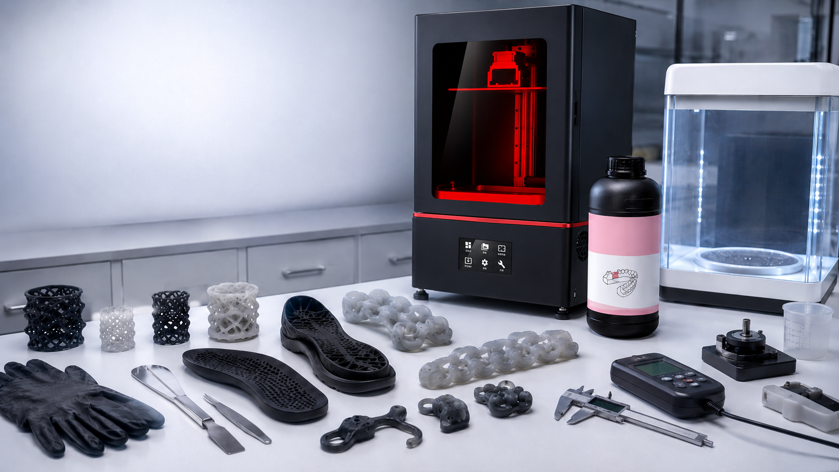 Resina flexível para impressão 3D