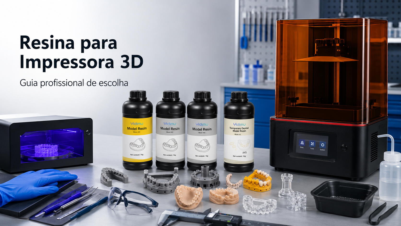 resina para impressora 3d como escolher a ideal