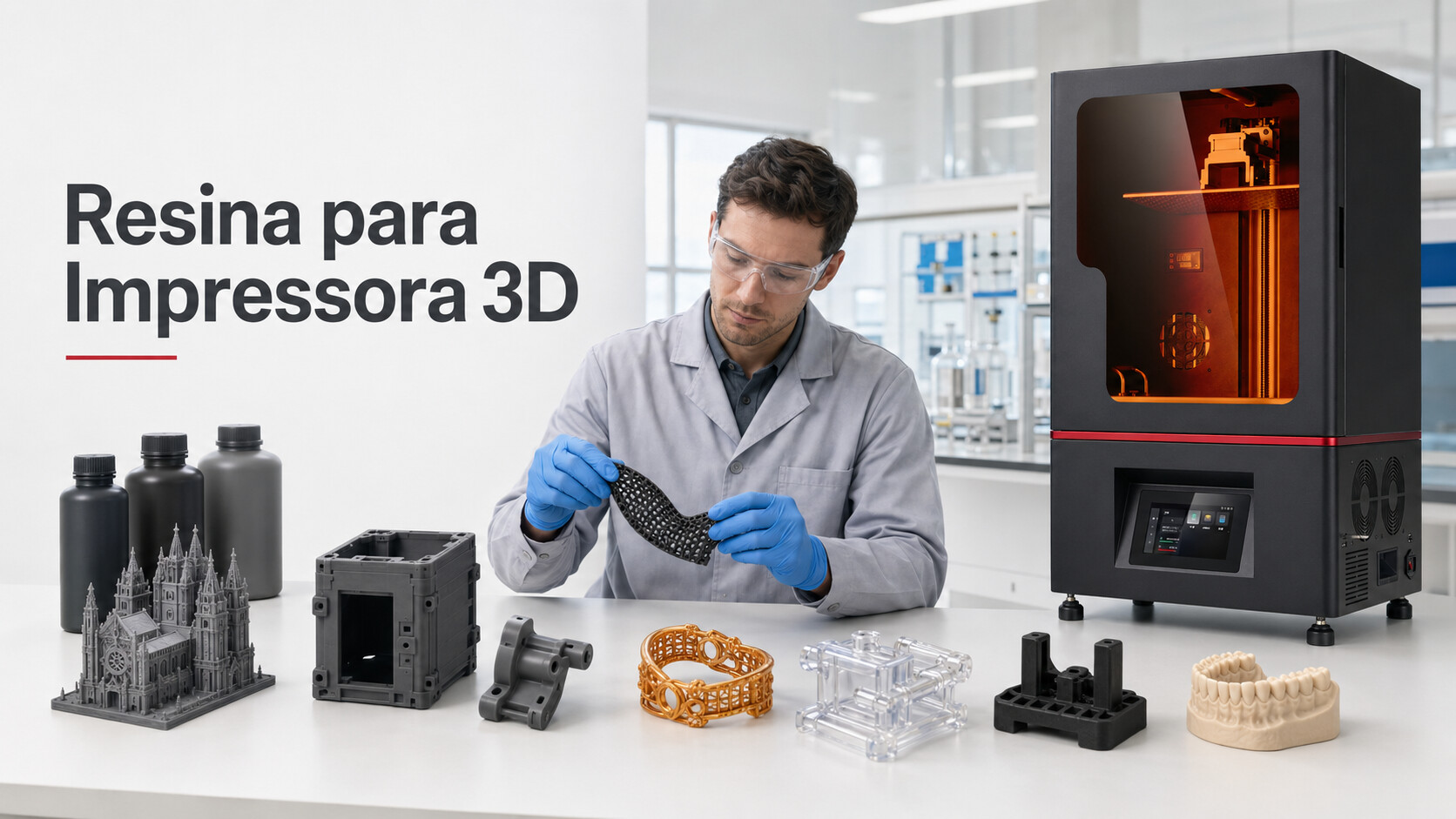 Resina para Impressora 3D: Tipos e Como Escolher