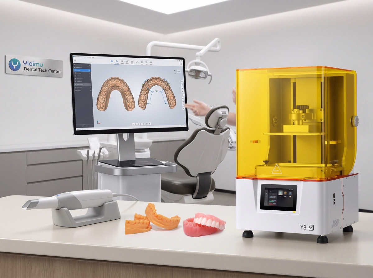 Scanner Intraoral e Impressora 3D no Fluxo Digital
